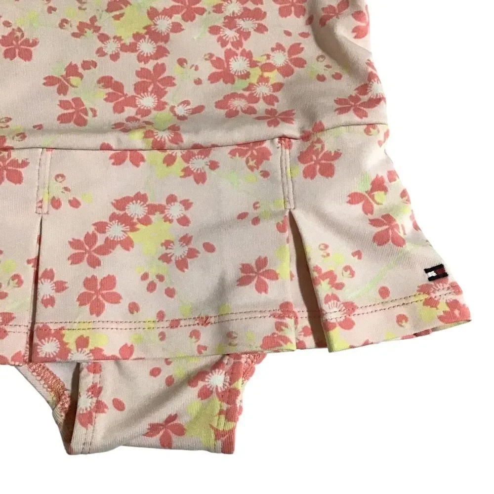 Tommy Hilfiger‎ Baby Pink Floral Bathing Suit 12-18 months